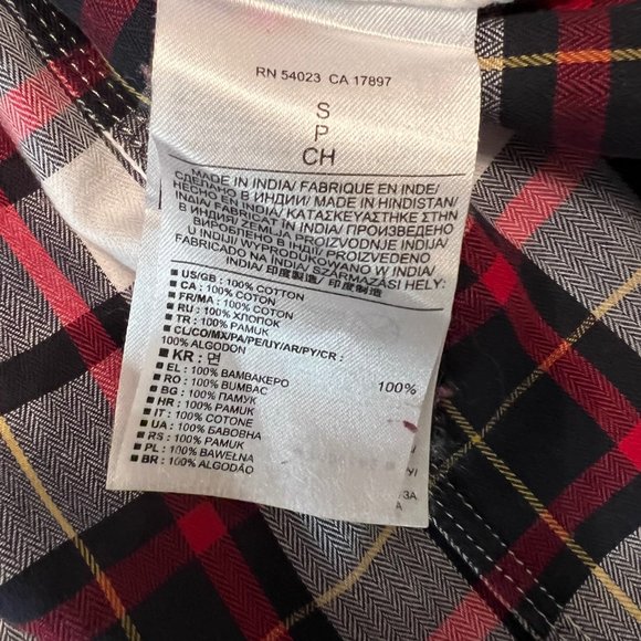 Banana Republic Soft Wash Plaid Shirt - Picture 6 of 8